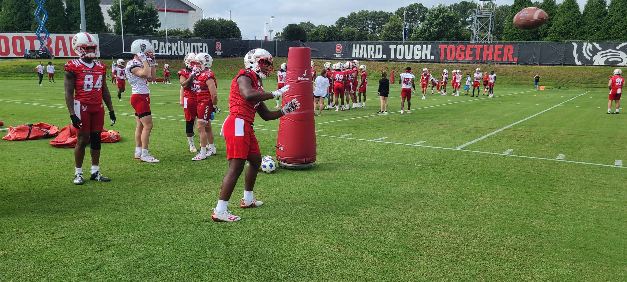 NC State Football Team Opens Fall Camp Carolina Blitz