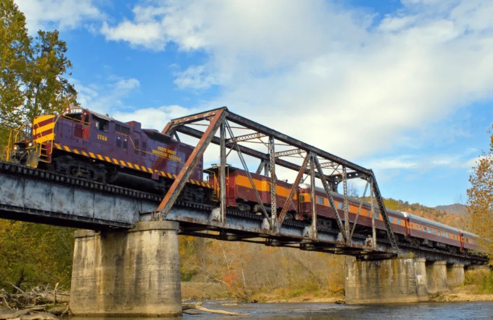 Railroad Ride Bryson City / Dillsboro / Tuckaseegee River Carolina