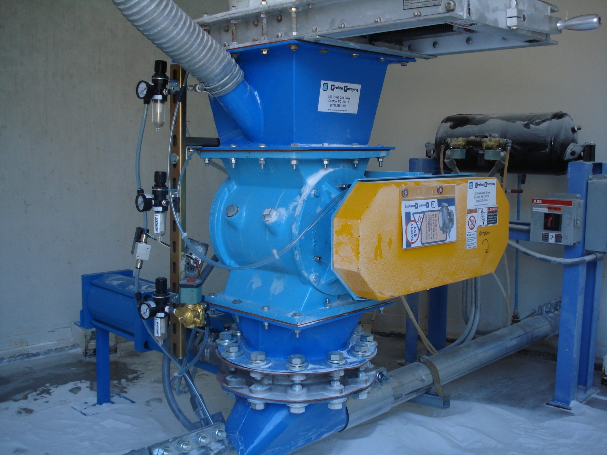 DropThru Rotary Airlock Valves Carloina Conveying