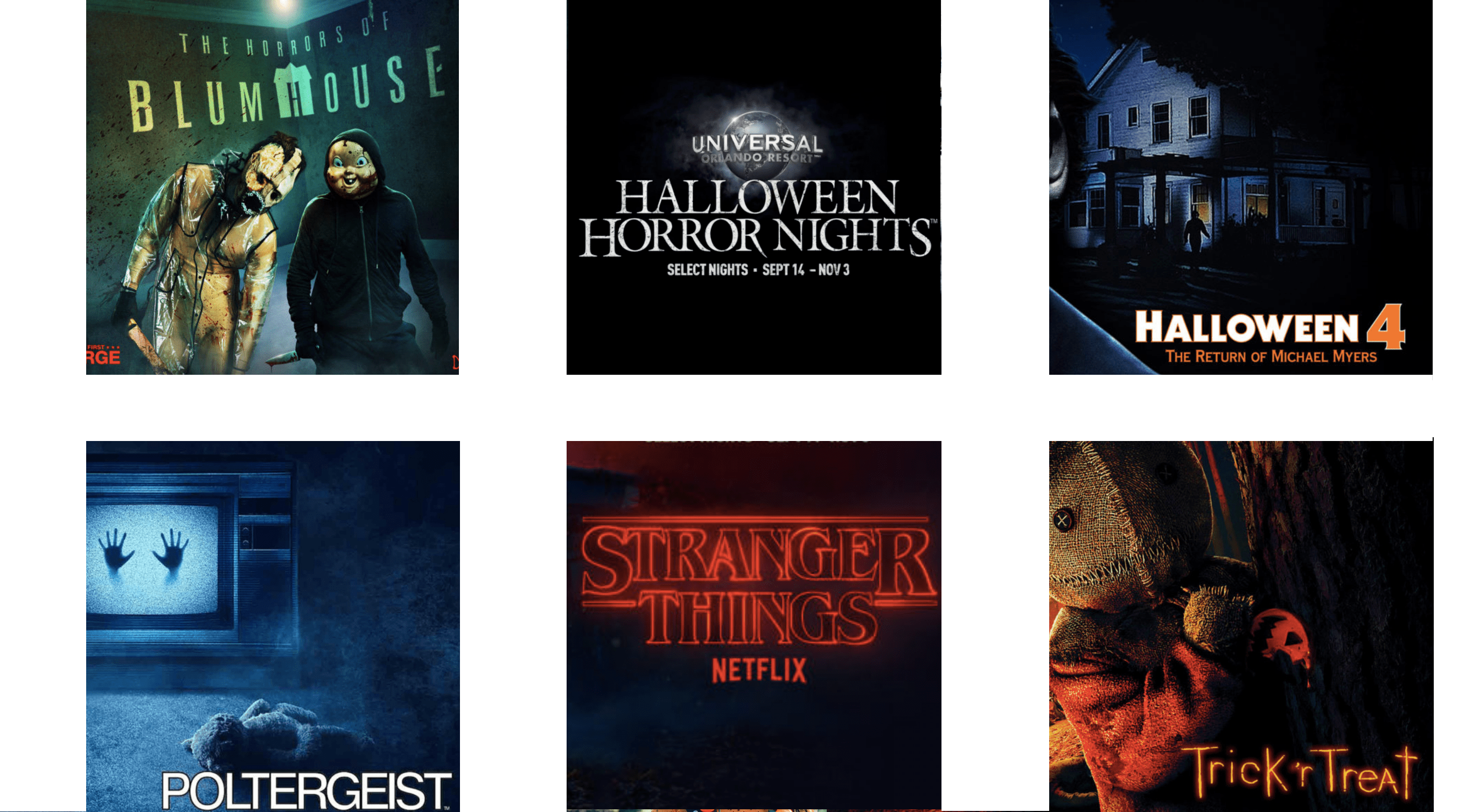 UNIVERSAL ORLANDO Best Houses of Halloween Horror Nights 2018