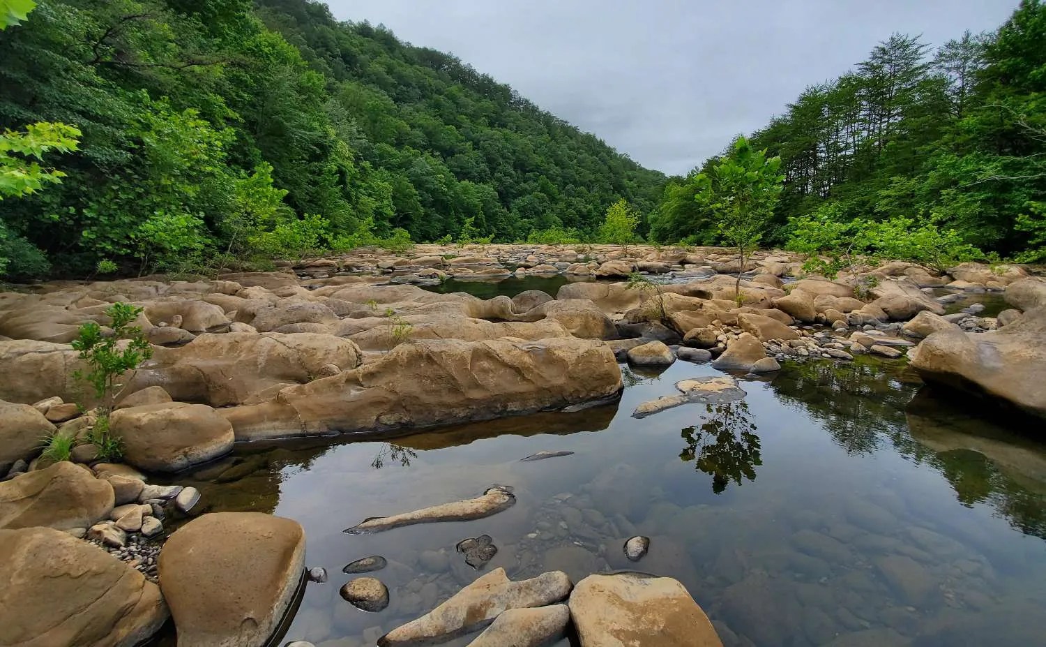The Upper Ocoee River When Not Flowing (In Pictures) Carolina Ocoee