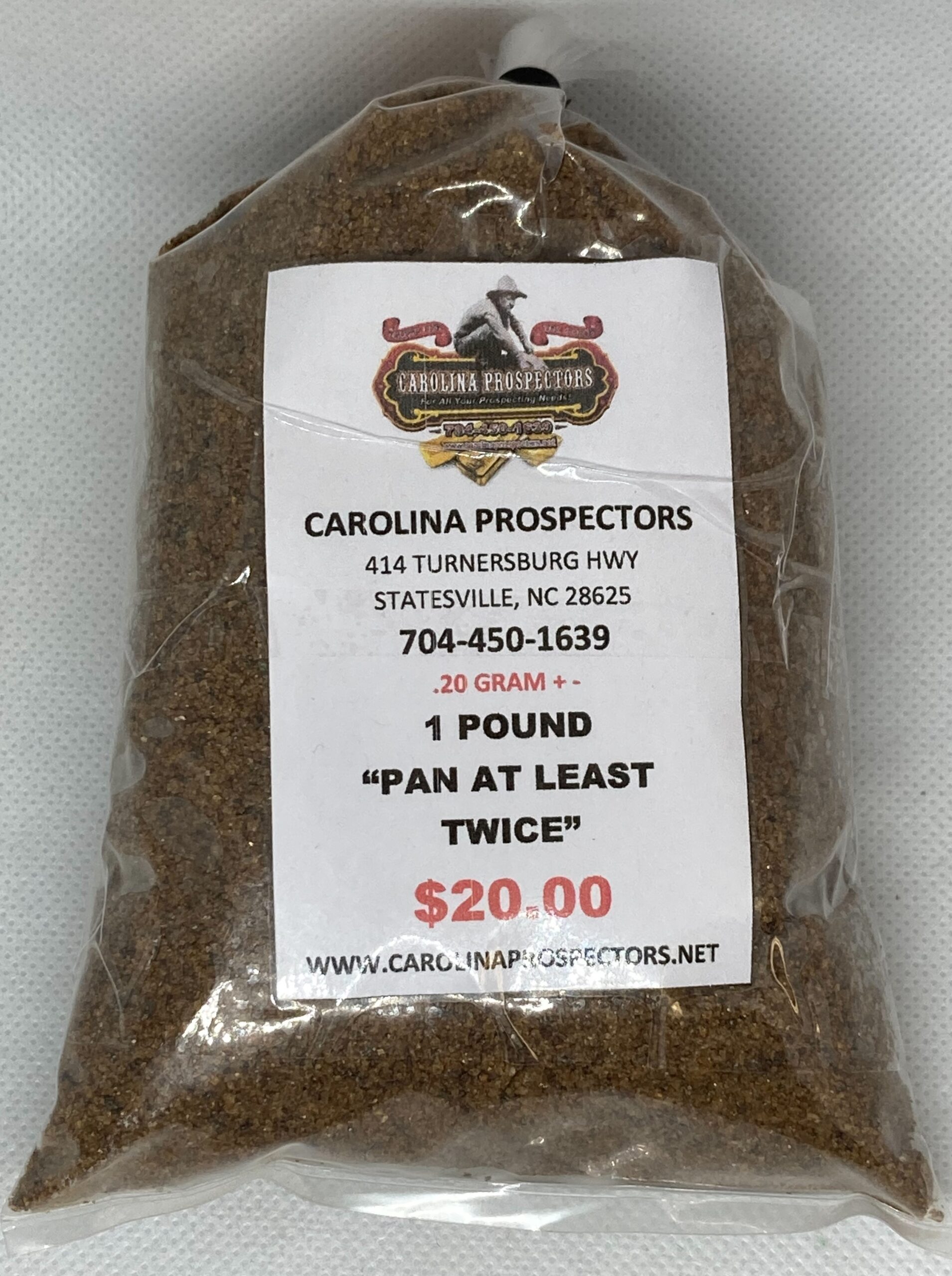 PAYDIRT BAG APPROX. 1 LB. .20 + Grams (USPS Flat Rate Shipping
