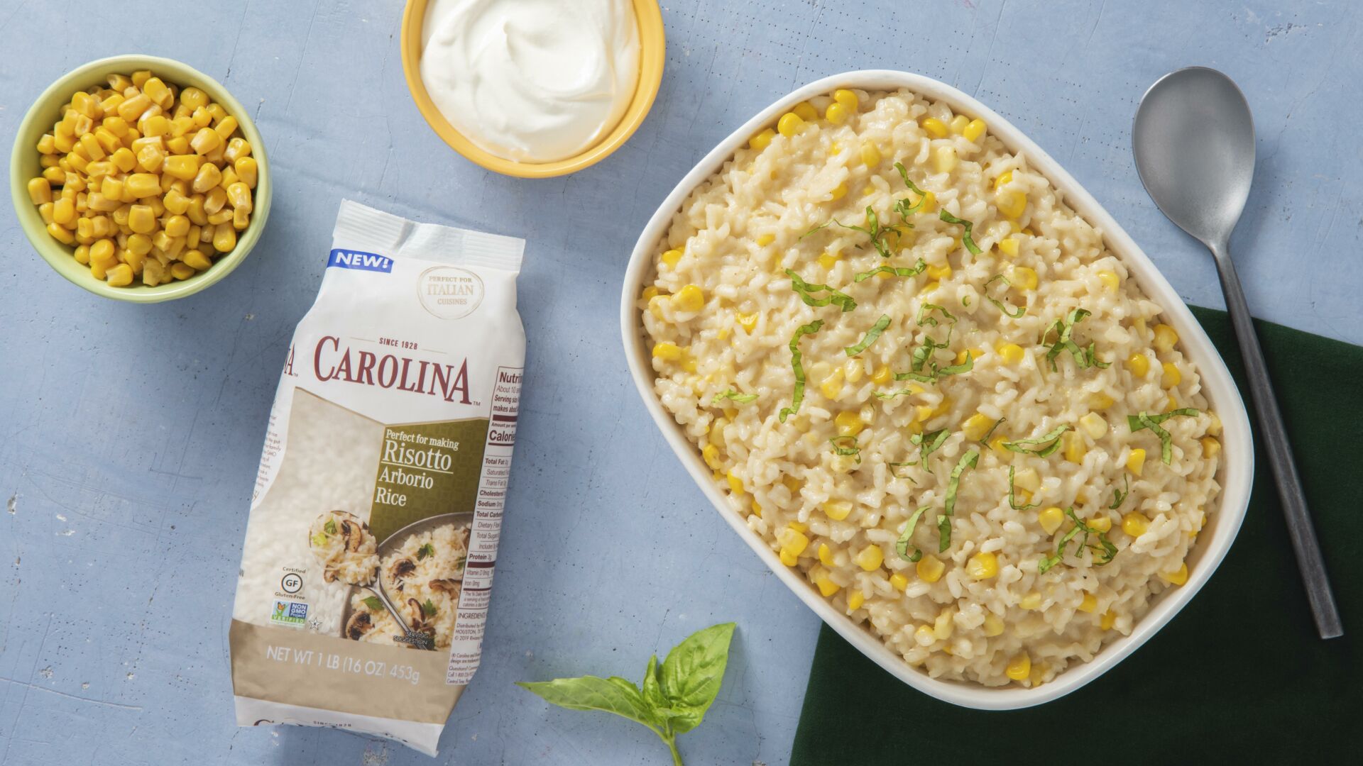 Sweet Creamed Corn Risotto Recipe Carolina® Rice