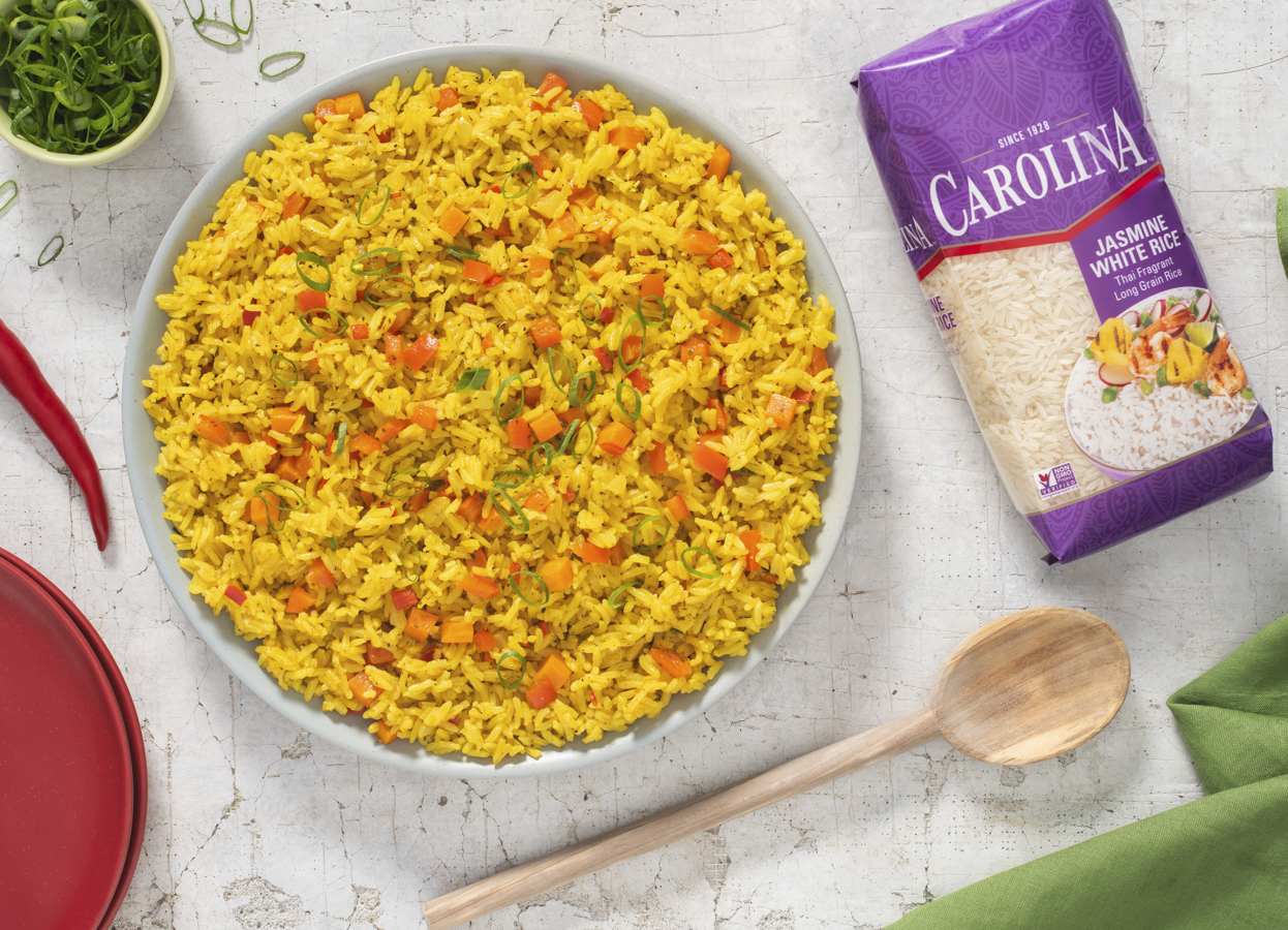 CaribbeanStyle Calypso Rice with Jasmine Rice Carolina® Rice