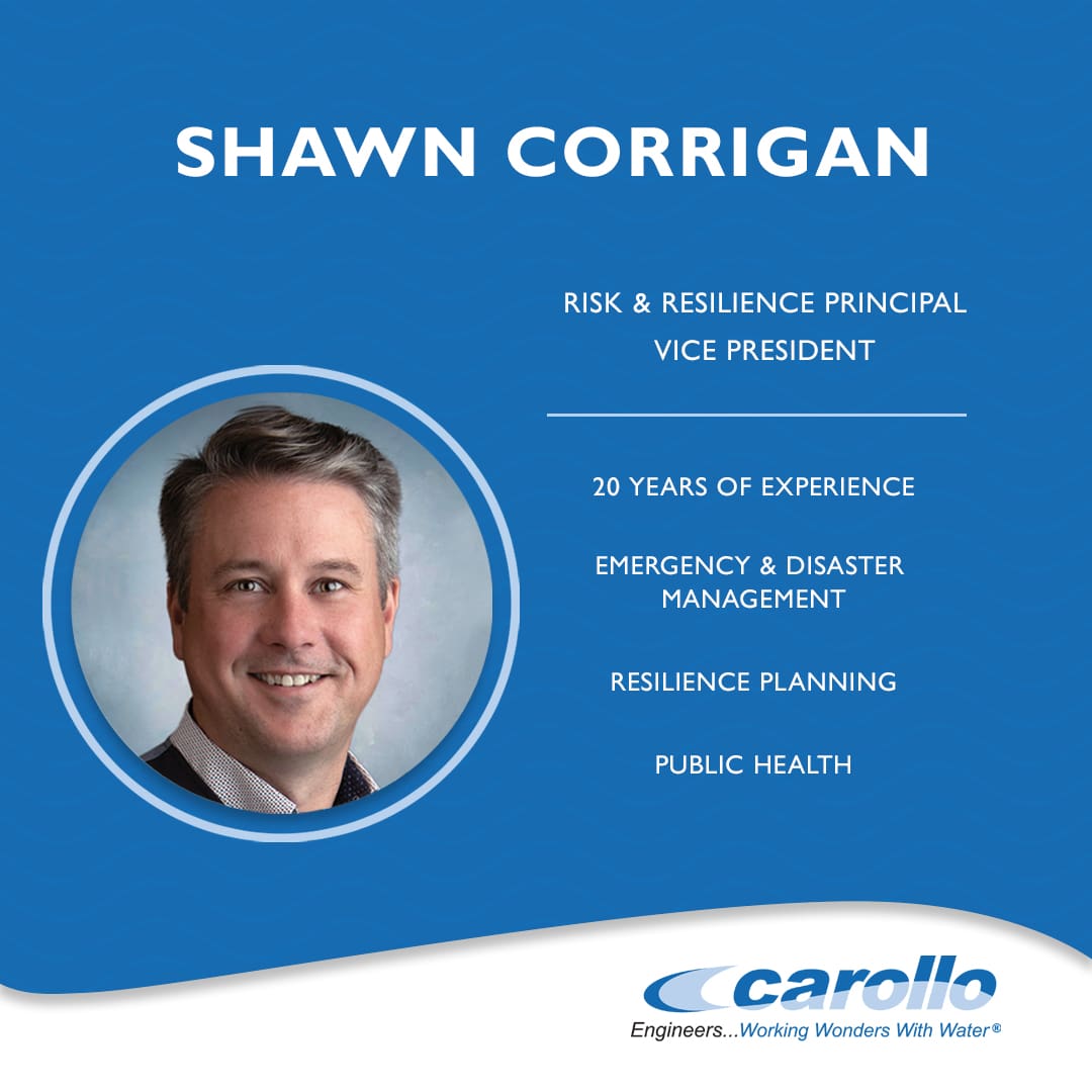 Carollo Risk & Resilience Principal Shawn Corrigan Carollo