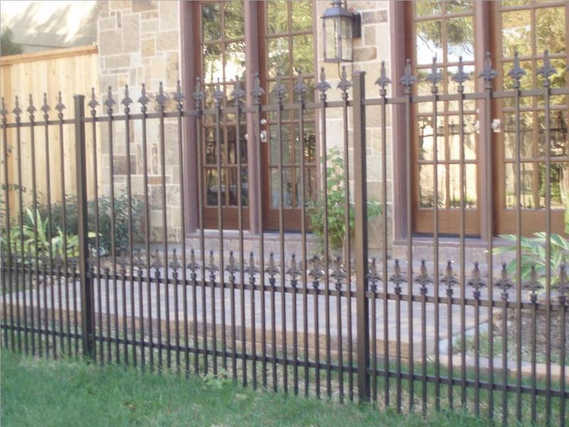 Custom Wrought Iron Fences from Carollo Fence Company, Houston, Texas
