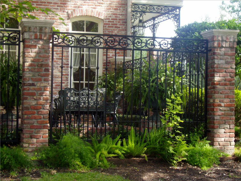 Custom Wrought Iron Fences from Carollo Fence Company, Houston, Texas
