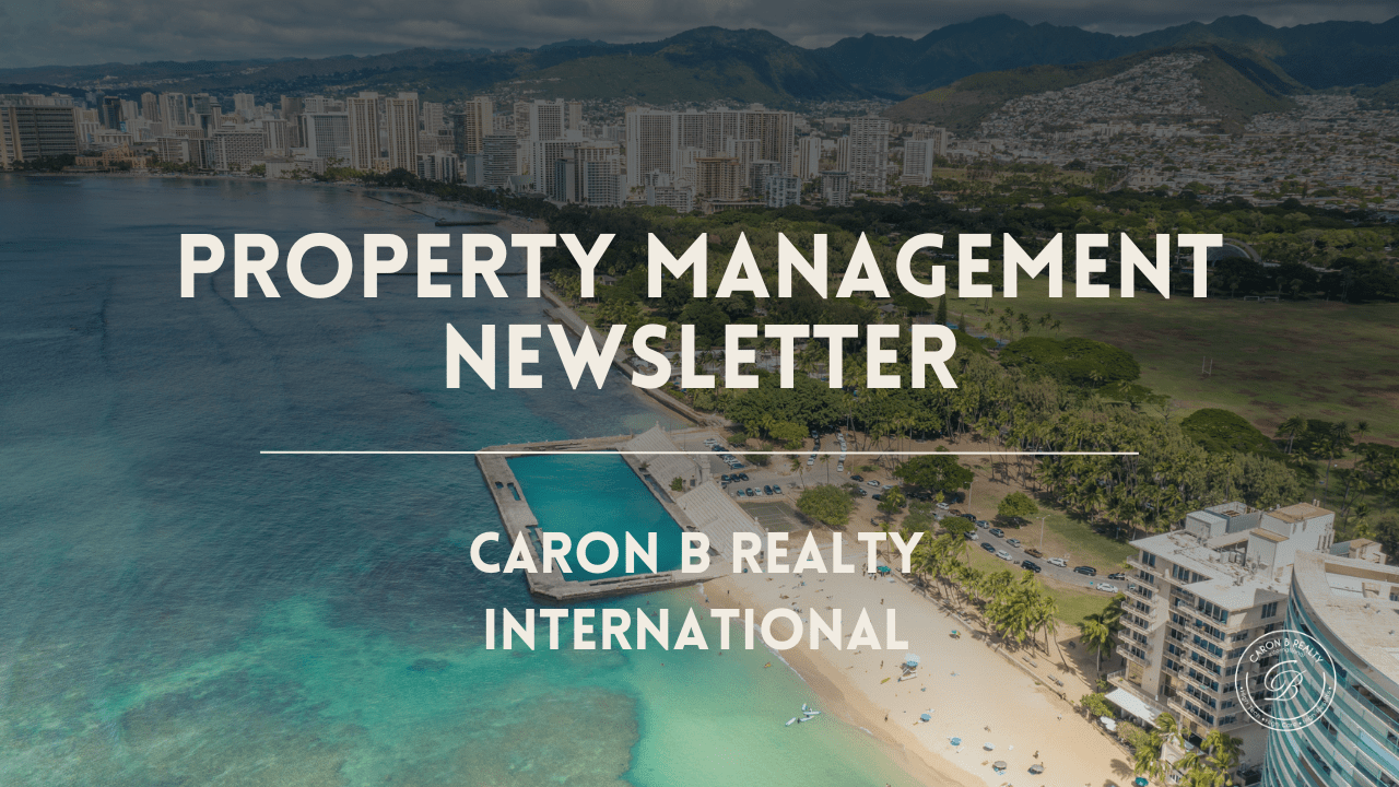 Property Management Newsletter 2023 Caron B Realty Property Management