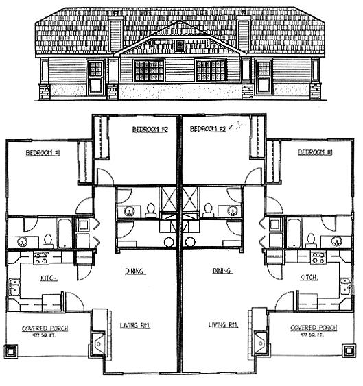 Duplex House 2 Bedroom 2 Bath Joy Studio Design Gallery Best Design