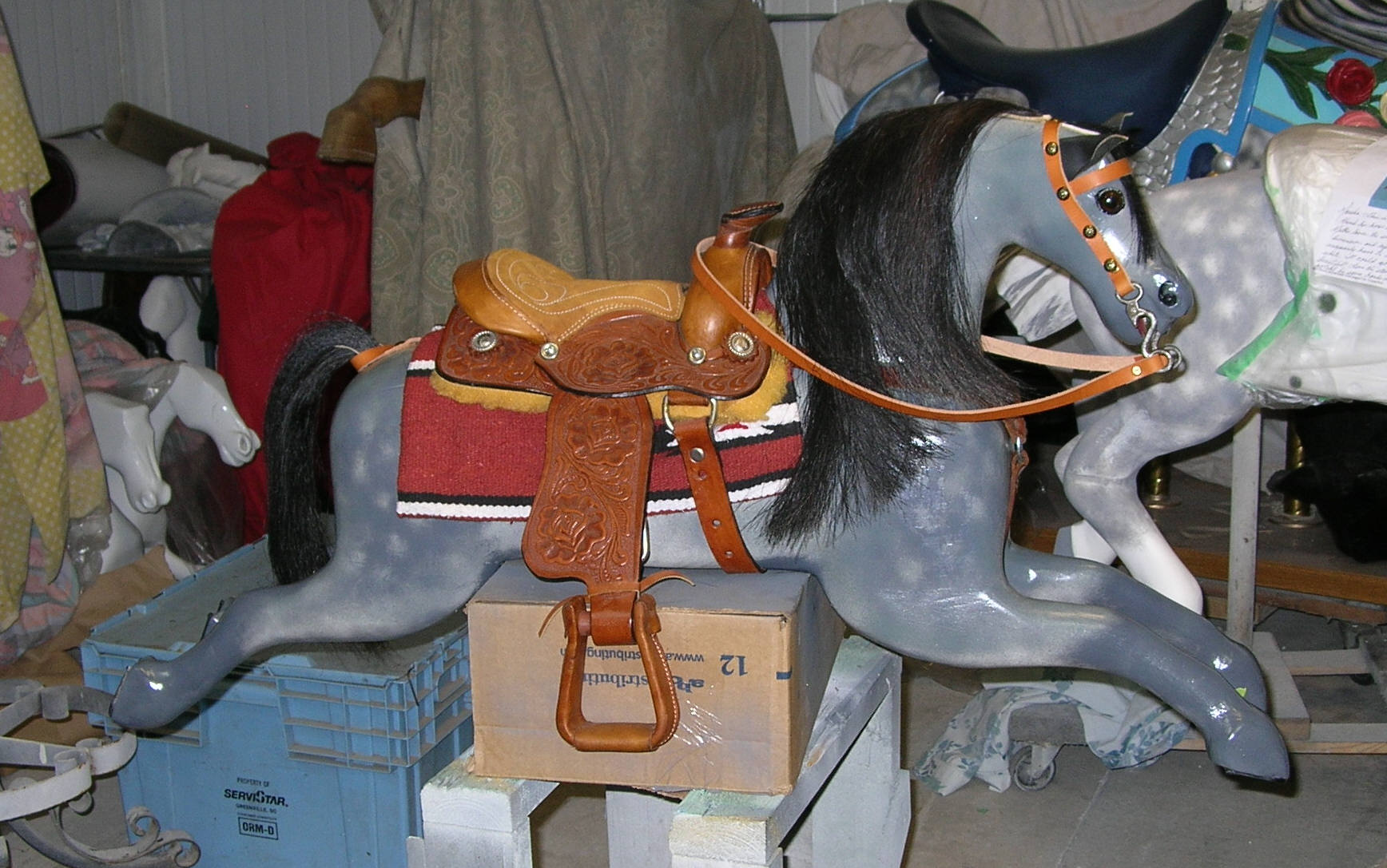 western rocking horse saddle > Rocking Horse Supplies > Carousel