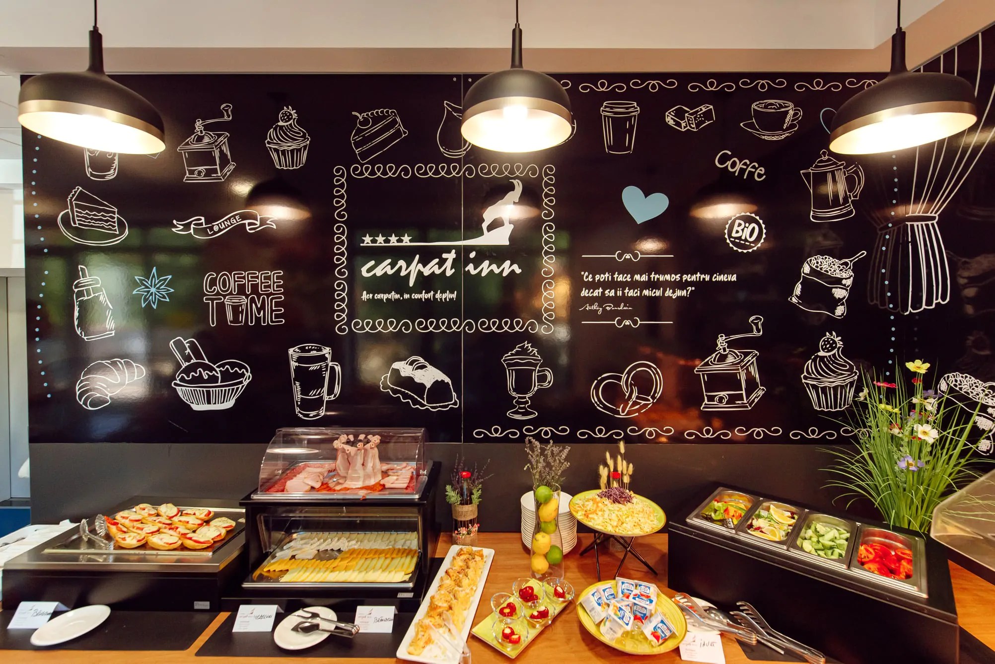 Salon mic dejun Hotel Carpat Inn 4* Azuga