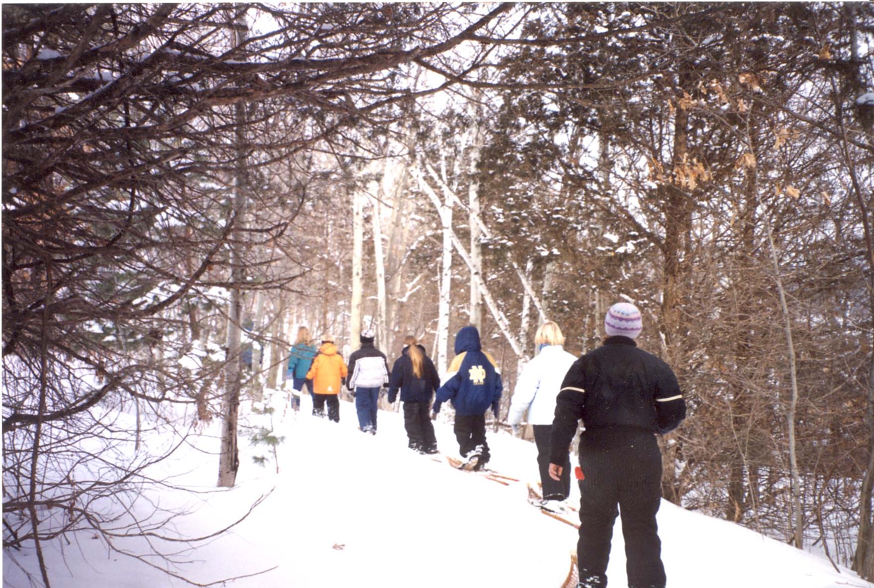 Minnesota Campus Night Snowshoe Hike Carpenter Nature Center