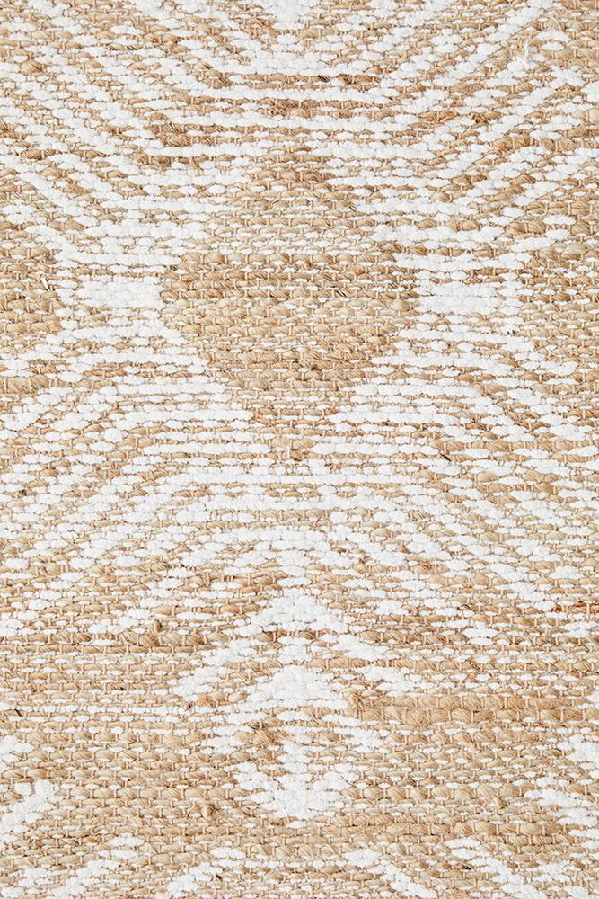 Hand Loomed Patterned Rug Carpet Capers Flat Woven