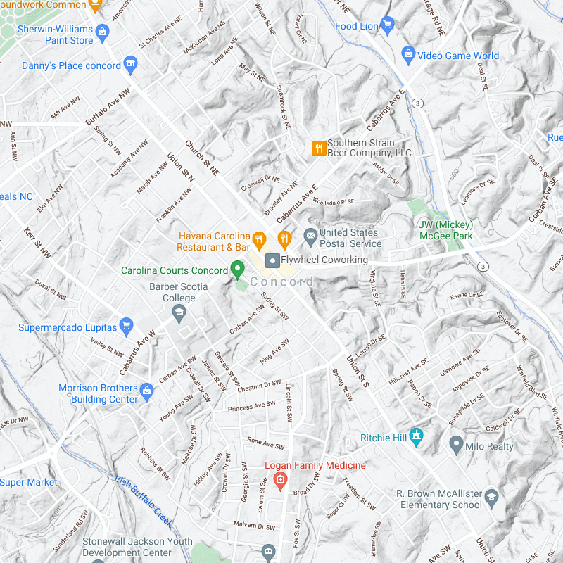 Corey's Carpet Cleaning Reach Map