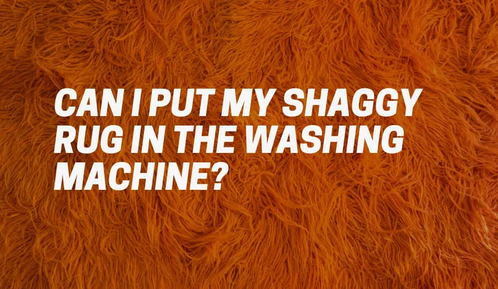Can I Put My Shaggy Rug in The Washing Machine? CarpetsMatter