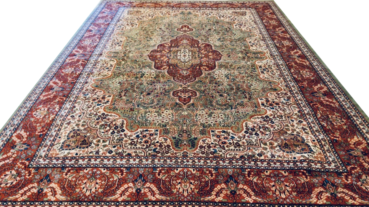 Living dining room oriental rug from Carpets Of Kashmir with free worldwide delivery