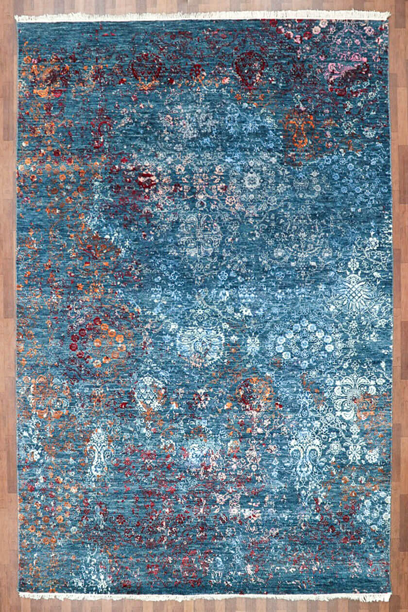 Contemporary living room rug for sale made from Wool viscose and dining
