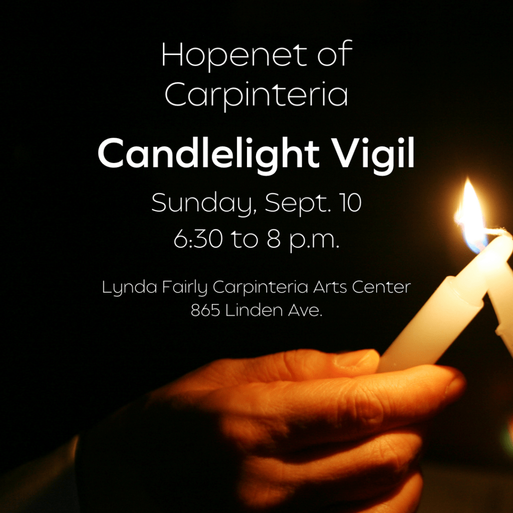 Candlelight Vigil planned for Sept. 10 City of Carpinteria