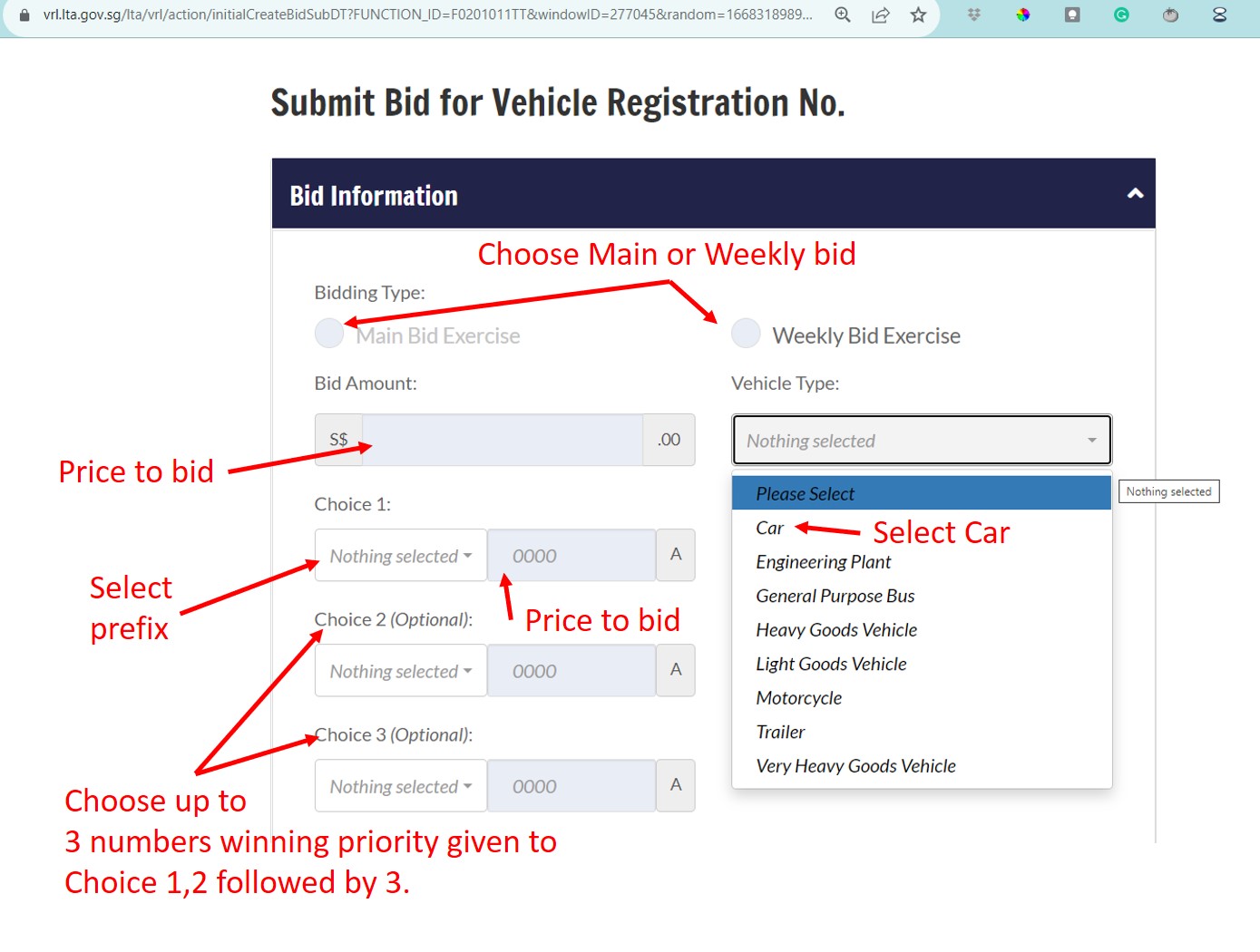 Ultimate Guide for Car Plate Bidding carplatemart.sg