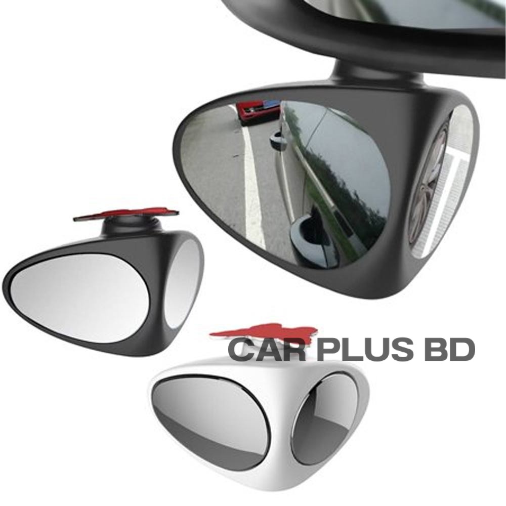 Car Blind Spot Mirror 2 in 1 Wide Angle Mirror 360 Rotation Adjustable