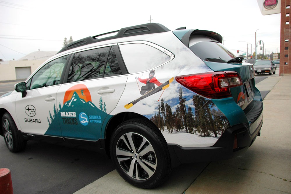 Sierra at Tahoe 2017/2018 Subaru Outback Wraps Car Protection Pro