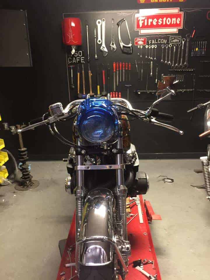 Maltese Cross Mirror universal. Carpy’s Cafe Racers