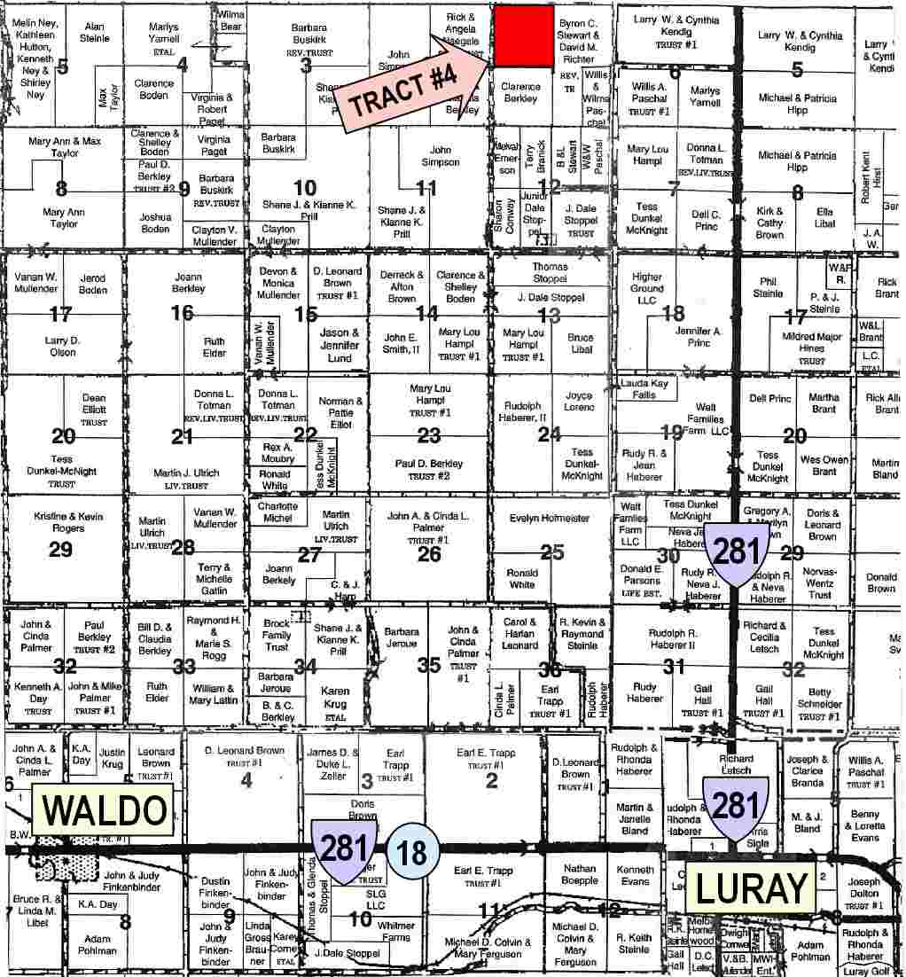594 ACRES RUSSELL & OSBORNE COUNTY LAND Carr Auction & Real Estate