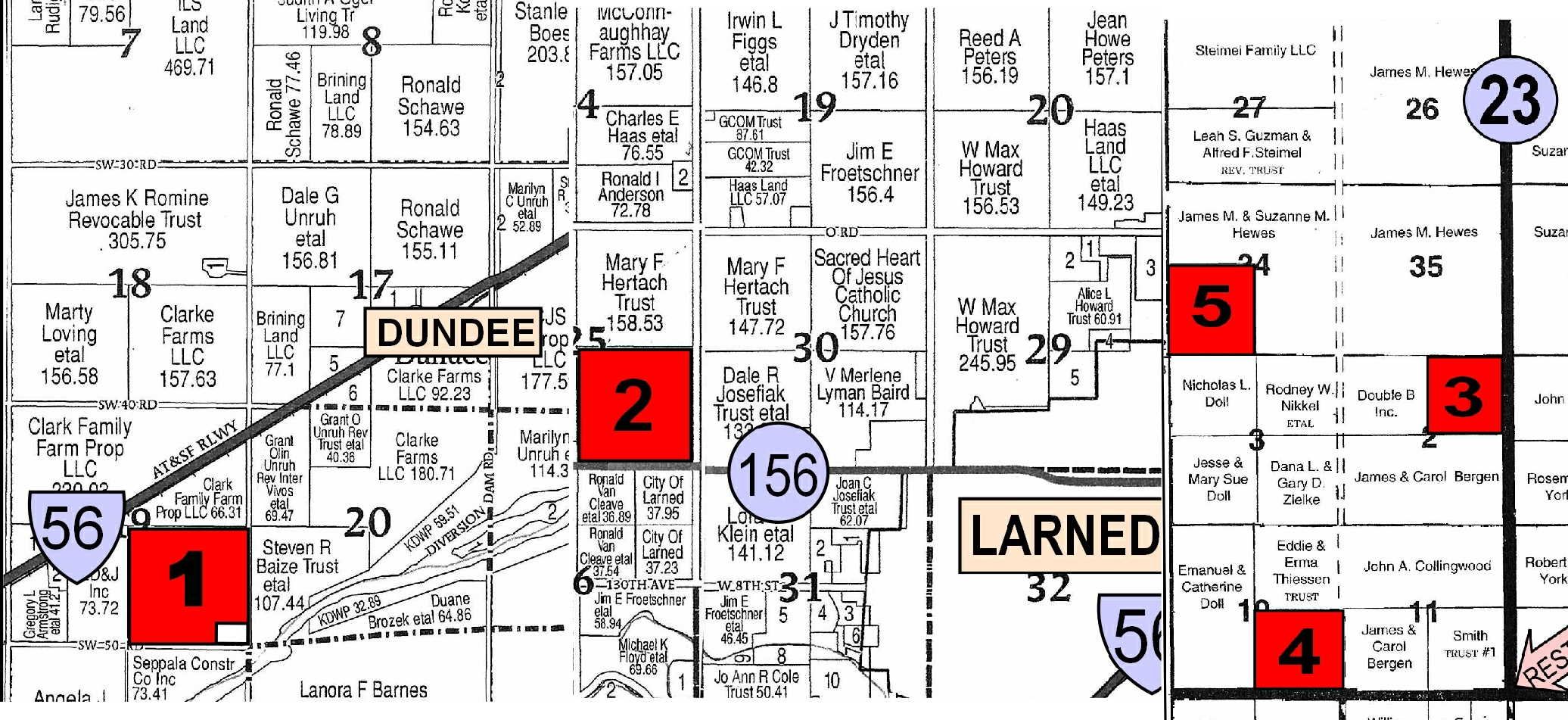 Barton, Pawnee & Finney County Land Carr Auction & Real Estate