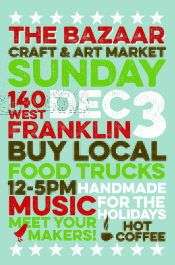 Holiday Bazaar Carrboro Coffee Roasters