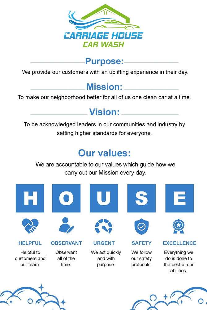 Employment Carriage House Car Wash