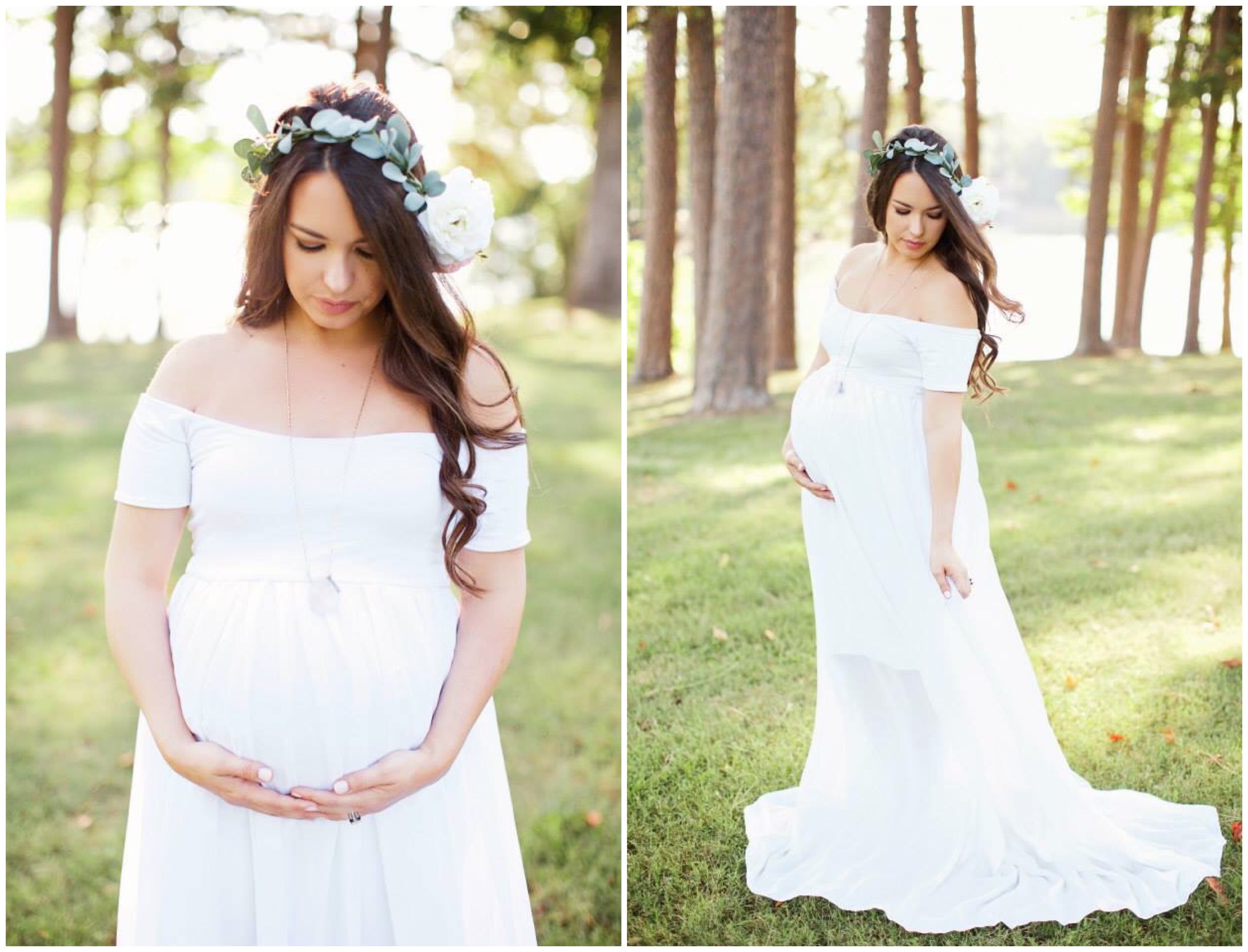My Maternity Photos & DIY Floral Headband