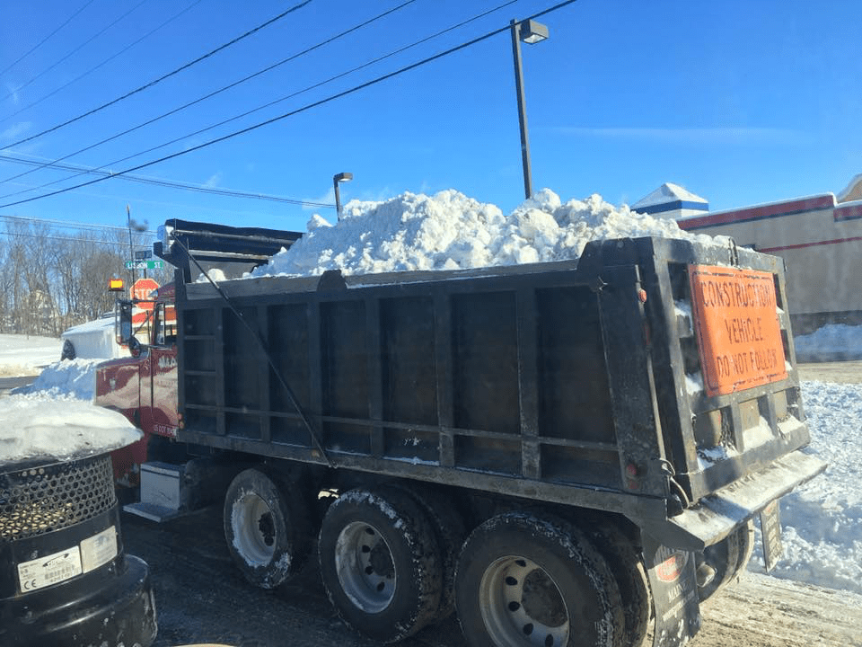 Snow Plowing and Ice Management Carrier Landscape Lewiston ME