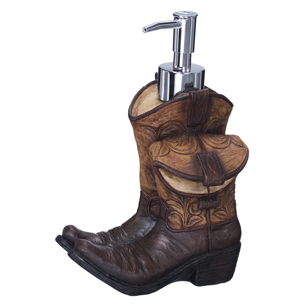 Cowboy Boots Soap Dispenser CarriLite Corrals
