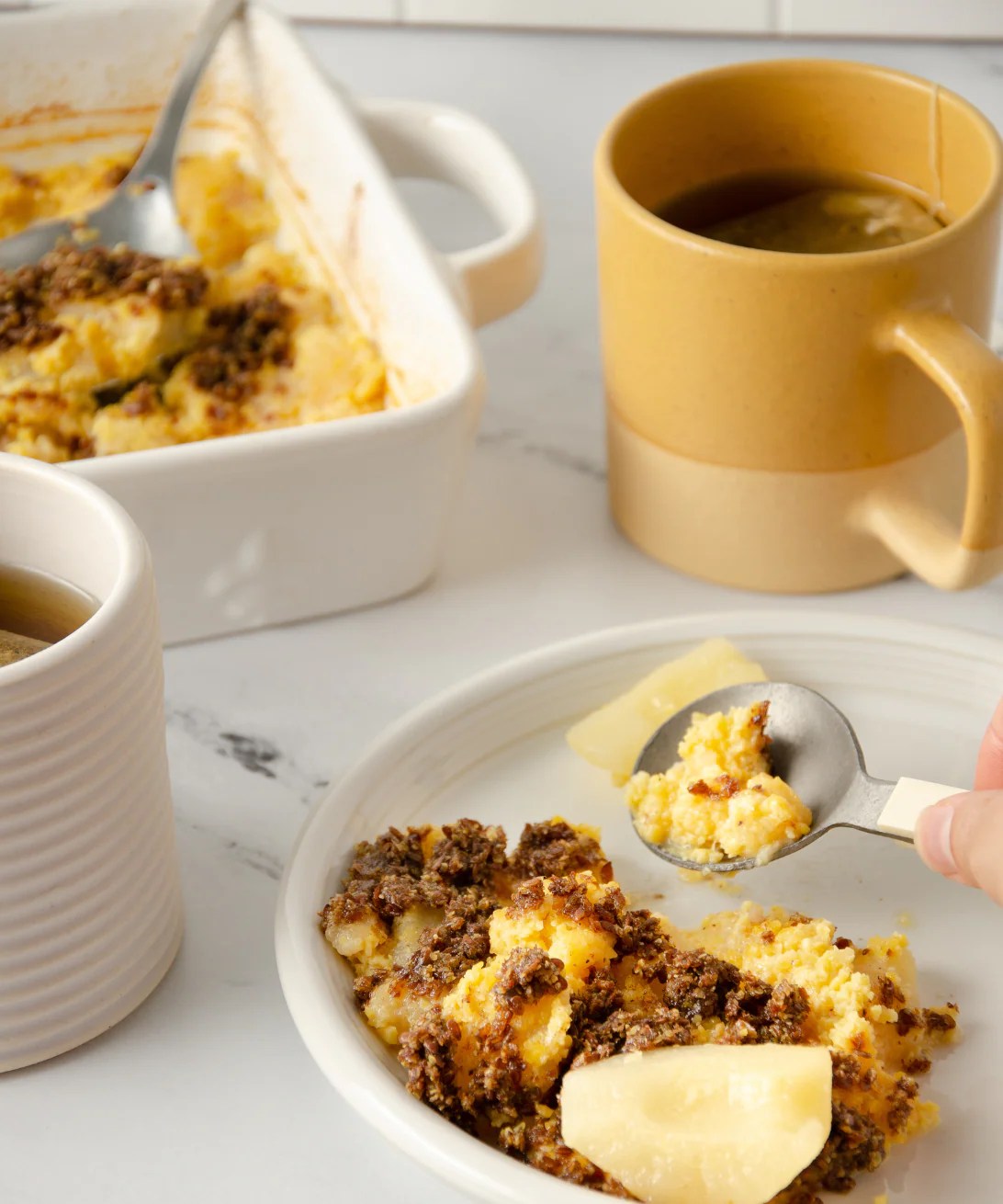 Pear and Lupin Breakfast Bake Carrington Farms