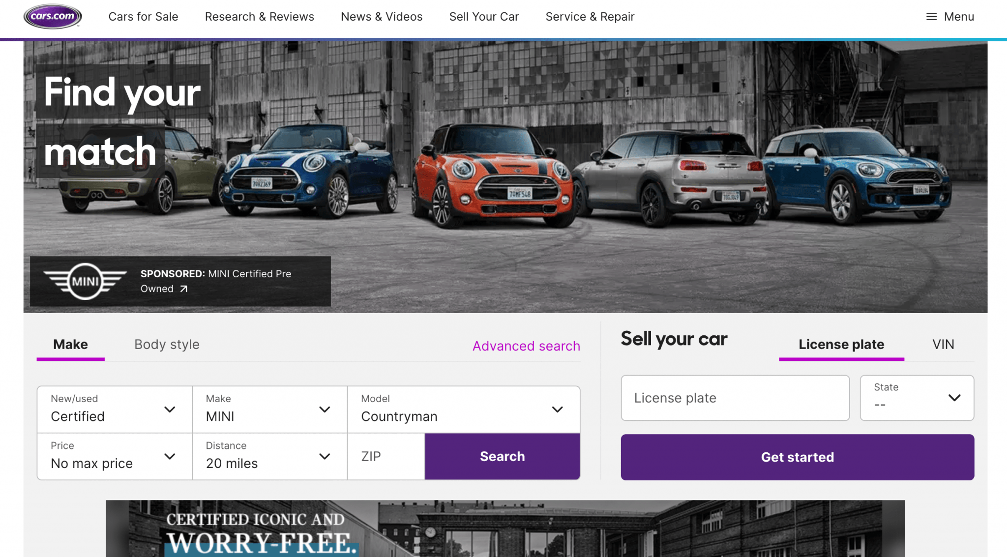 Las 15 mejores páginas de ventas de carros en USA