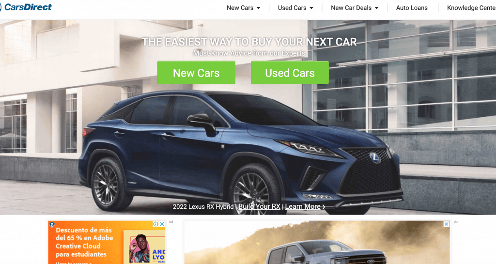 Las 15 mejores páginas de ventas de carros en USA