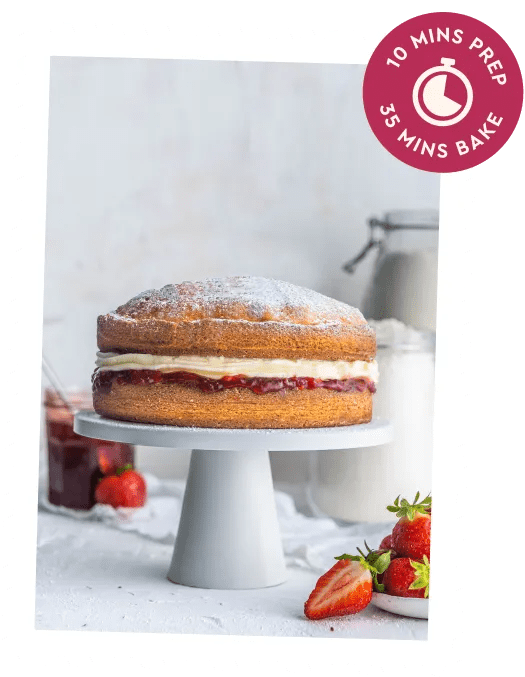 Heavenly Victoria Sponge Cake Carr's Flour
