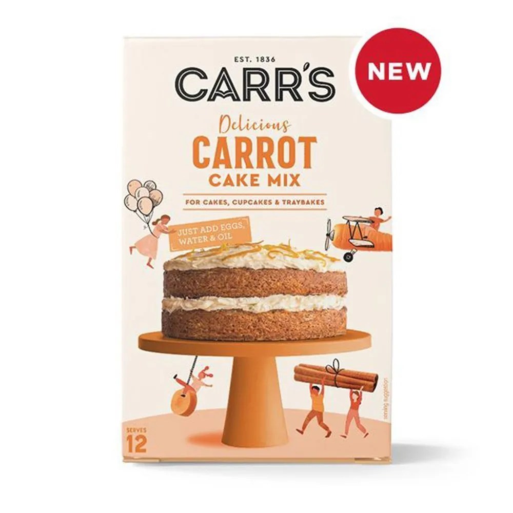 Carr's Delicious Carrot Cake Mix Carr's Flour