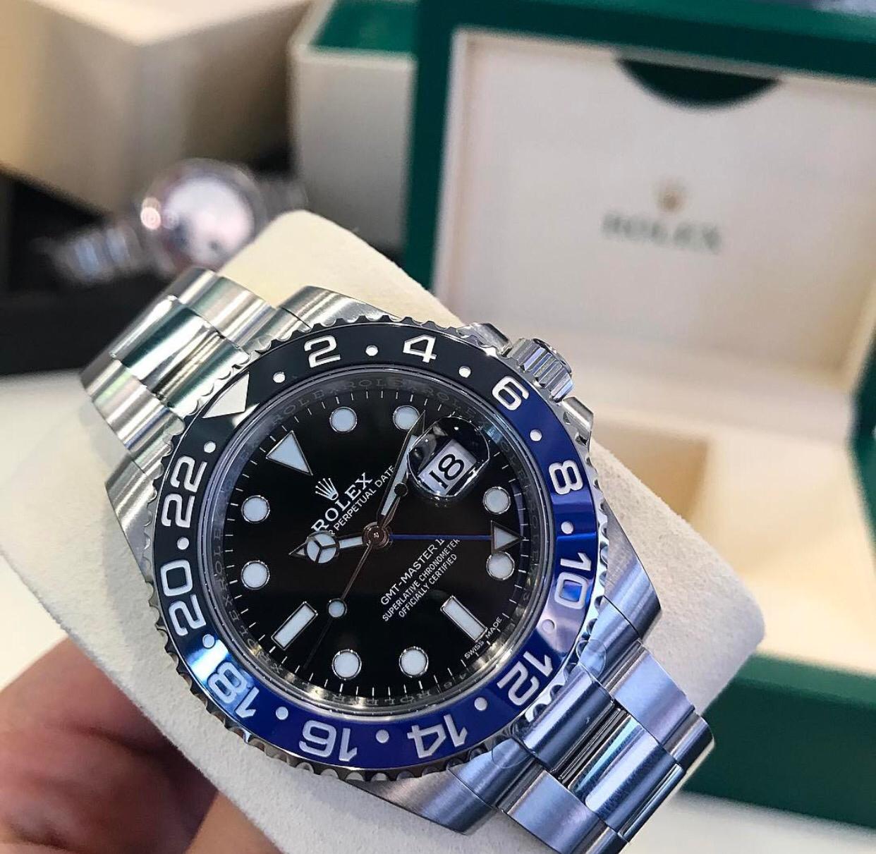 ROLEX GMT MASTER II BATMAN 116710BLNR Carr Watches