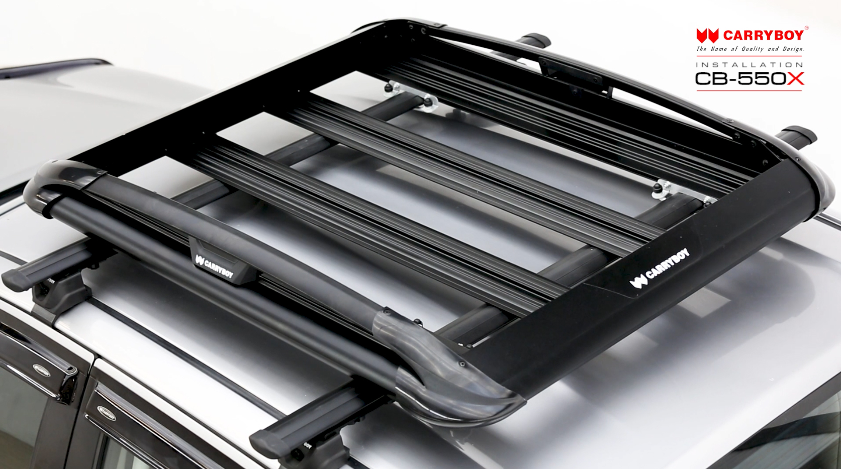 Roof Rack 550X แครี่บอย Roof Rack แร็คหลังคารถ ขาจับแร็ค คานขวาง แร็คหลังคารถกระบะ ชุดแต่ง