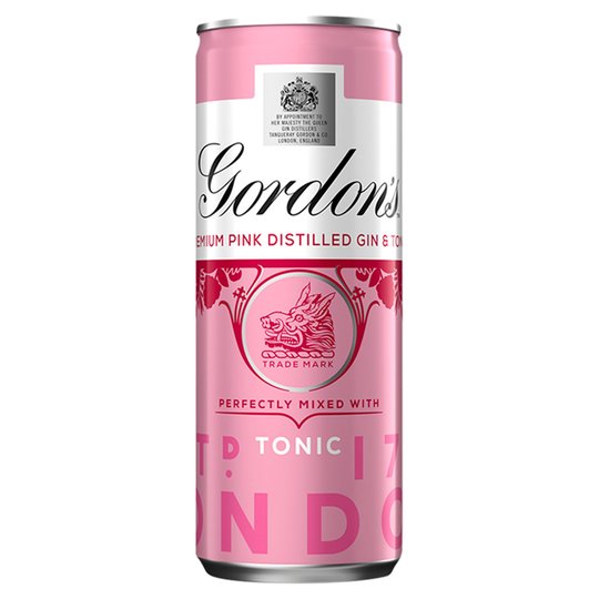 Gordon's Pink Gin Can CarryOut Letterkenny