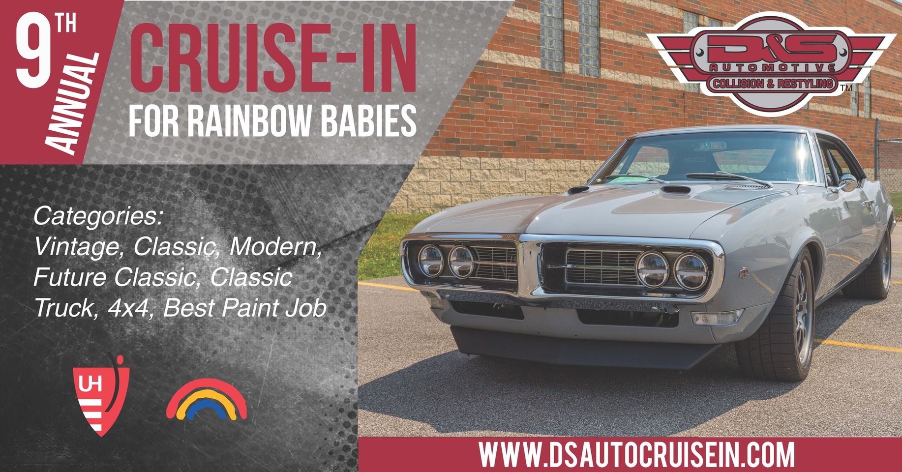 9th Annual CruiseIn for Rainbow Babies at D&S Automotive Car Show Radar