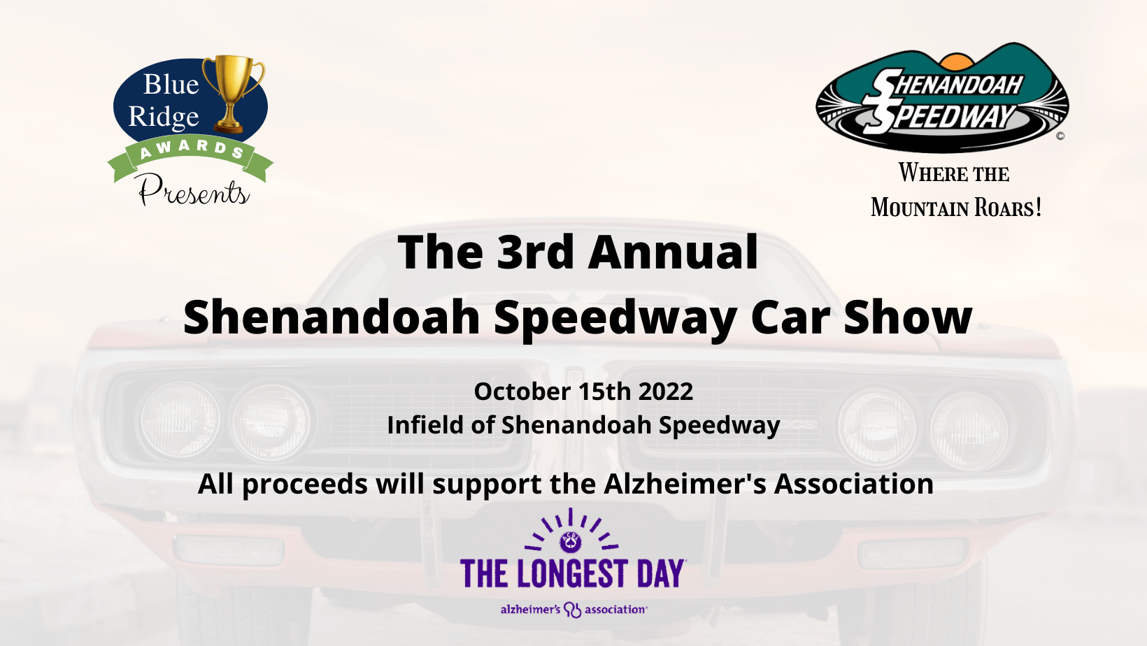 3rd Annual Shenandoah Speedway Car Show presented by Blue Ridge Awards