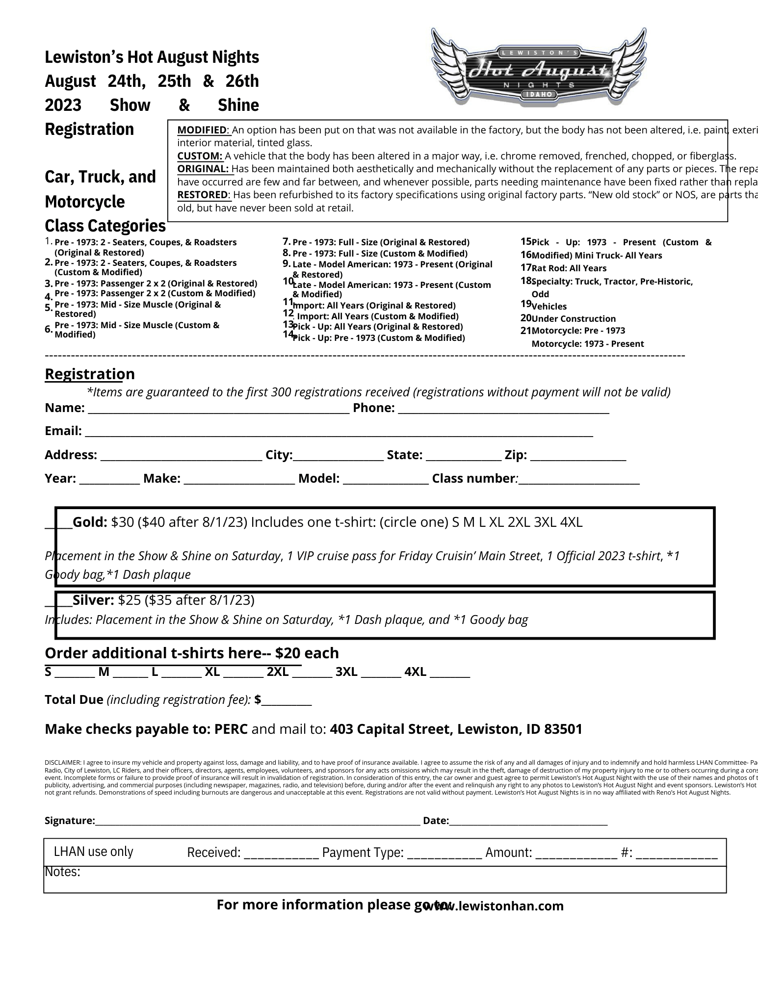 Lewiston's Hot August Nights Car Show Radar