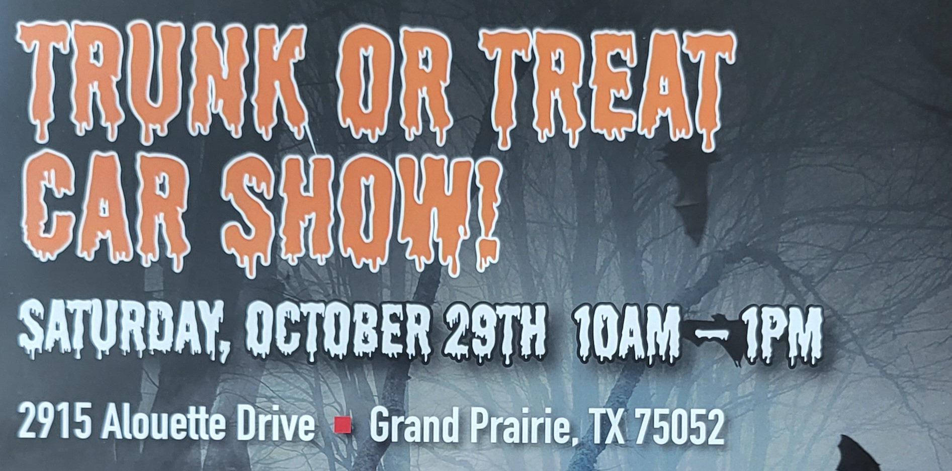 Trunk Or Treat Car Show