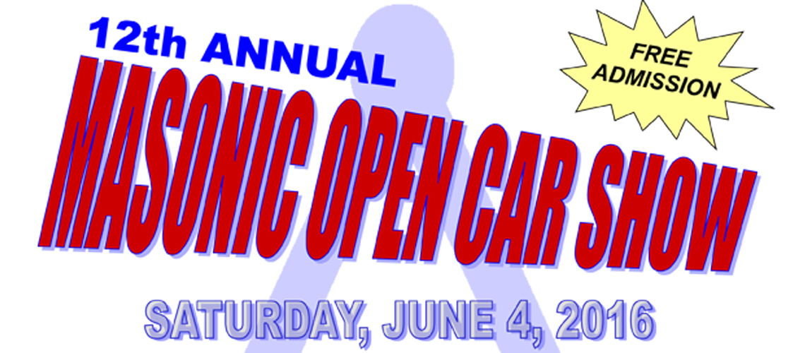 12th Annual Masonic Open Car Show Car Show Radar