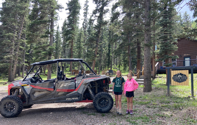 Our Red River, New Mexico Story Carson Cabin