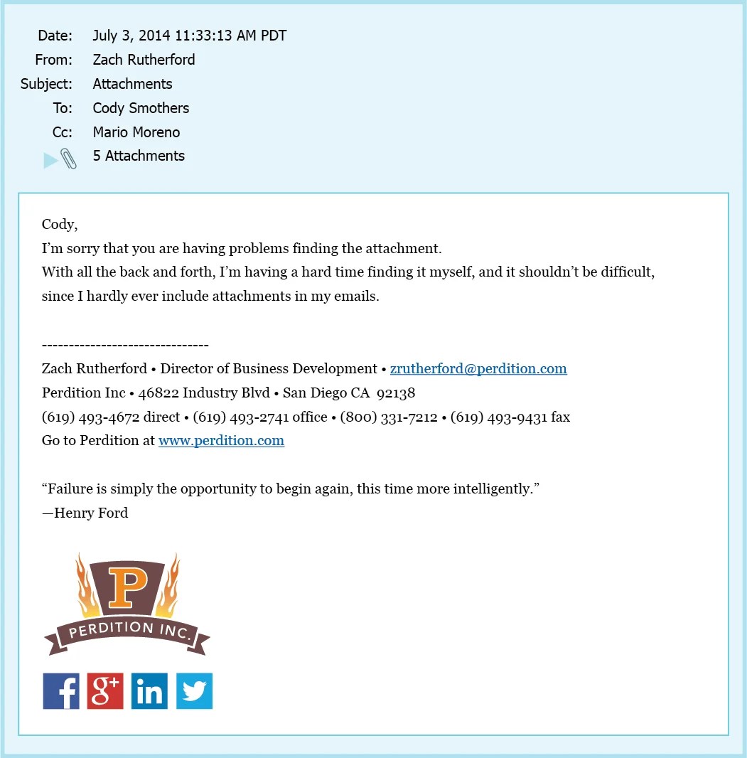 Email signatures best practices Carson Park Design