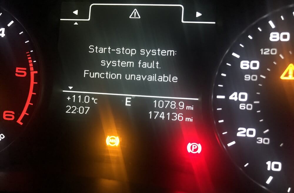 [Solved] Audi Start Stop System Fault: Meaning & Causes