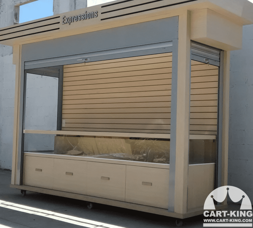 Wall Hugger Retail Kiosks Mobile Slatwall Display Carts